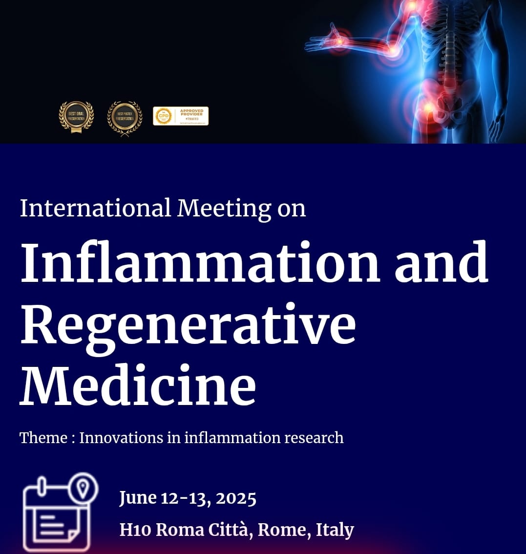 International Inflammation & Regenerative Medicine Conference - June 12-13, 2025