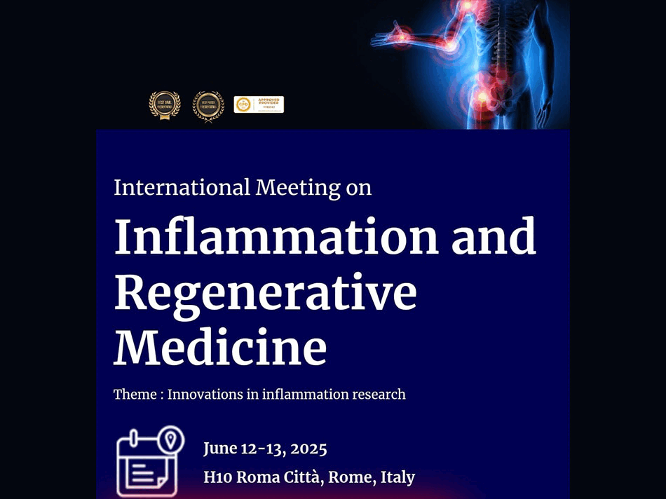 Dr Shabbir Saifuddin, Ophthalmologist at Good Living Medical Centre, Jumeirah 1 is in Rome attending the International Inflammation & Regenerative Medicine Conference - June 12-13, 2025